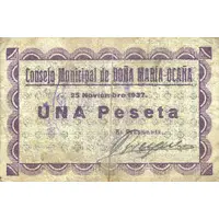1 Peseta Doña María-Ocaña