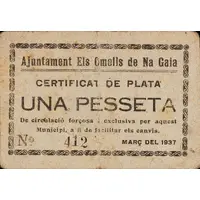 1 Peseta Els Omells de na Gaia