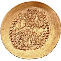 Dinar - Hormizd I Crown of boya