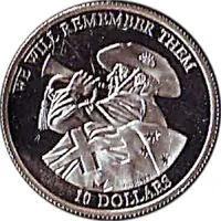 10 Dollars - Elizabeth II 4th portrait, Anzac Day