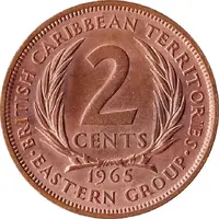 2 Cents - Elizabeth II 1st portrait