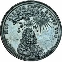 Medal - Arrival of Charles VI in Frankfurt for his enthronement to become Holy Roman Emperor