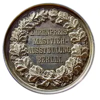 Berlin Award Silver Medal for the Cattle Exhibition