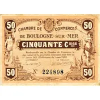 50 Centimes - Chambre de Commerce de Boulogne-sur-Mer 62