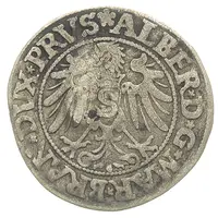 Groschen Siege coinage, countermarked