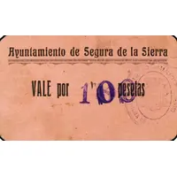 1 Peseta Segura de la Sierra