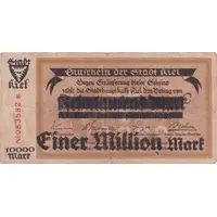 1 000 000 Mark Overprint on 10 000 Mark