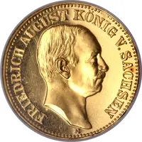 10 Mark - Frederick August III