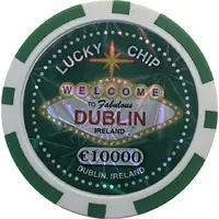 Jeton LUCKY CHIP DUBLIN 10 000€