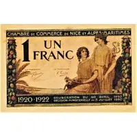 1 Franc - Chambre de Commerce de Nice et des Alpes-Maritimes 06
