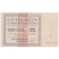 500 000 Mark Kreissparkasse