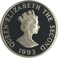 2 Pounds - Elizabeth II Coronation Jubilee, Silver Proof Issue