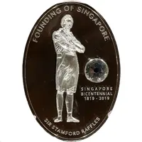 MINT$20 Sir Stamford Raffles