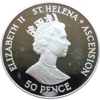 50 Pence - Elizabeth II Royal Wedding, Silver Proof Issue