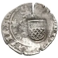 1 Prague Groschen Counterstamped