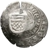 1 Prague Groschen Counterstamped