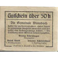 50 Heller Wimsbach