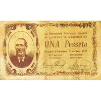 1 Peseta Puigverd d'Agramunt