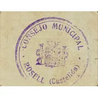 1 Peseta Rosell