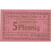 5 Pfennigs Verkehrs-Verein