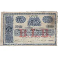 5 Pounds British Linen Bank