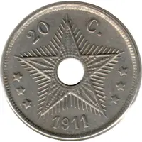 20 Centimes - Albert I