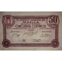 50 Céntimos Maella