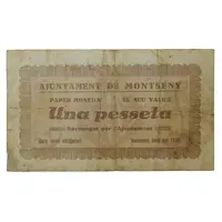 1 Peseta Montseny