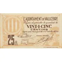 25 Céntimos Vallcebre