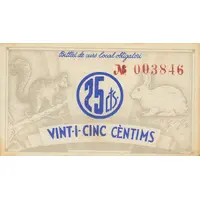 25 Céntimos Vallcebre