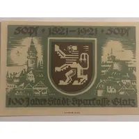 50 Pfennig Städtische Sparkasse