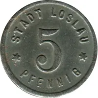 5 Pfennig - Loslau