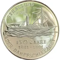 Medal - 150th anniversary of the steamer Stralsund