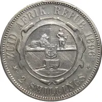 2 Shillings Zuid Afrikaansche Republiek