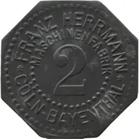 2 Pfennig - Cöln-Bayenthal Franz Herrmann Maschinenfabrik