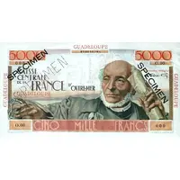 5000 Francs - Gen. Schoelcher