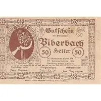 50 Heller Biberbach