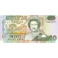 20 Dollars - Elizabeth II Blue mountain