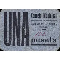 1 Peseta Aguilar de Alfambra