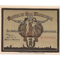 25 Pfennig Brotmarke