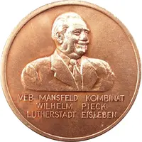 VEB Mansfeld Kombinat Wilhelm Pieck Ehrenzeichnen des Mansfeld Kombinates