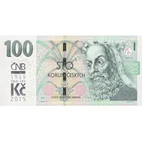 100 Korun 100 years of Koruna