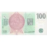100 Korun 100 years of Koruna