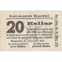 20 Heller Klagenfurt