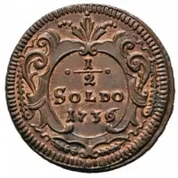 1/2 Soldo - Carlo VI