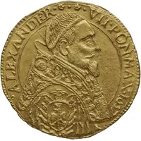 Quadruple Gold Ecu - Alexander VII John Nicholas Conti Vice-Legate