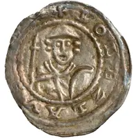 Denier Bracteate - Bolesław Mieszkowic or Leszek of Masovia Kruszwica or Inowrocław or Płock mint