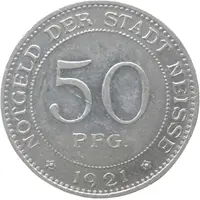 50 Pfennig - Neisse Bischofhof