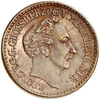 4 Schillinge - George Copper pattern strike