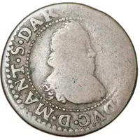 Double Tournois - Charles I 18th type